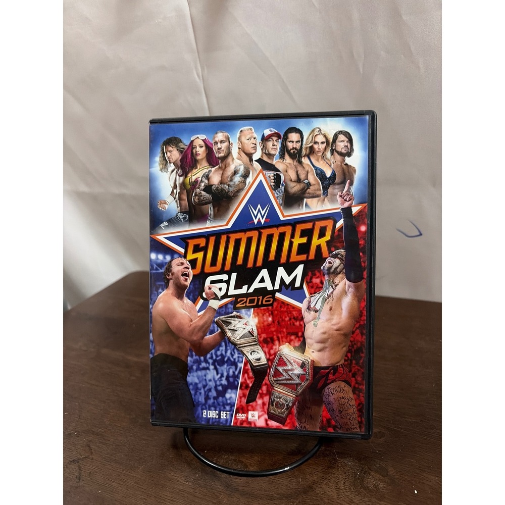 WWE SummerSlam 2016 DVD OS Multicolor Excellent 2-Disc Set Wrestling PPV